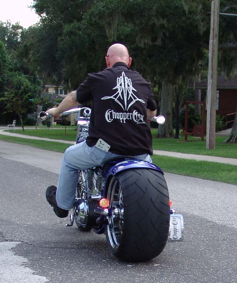 Chopper City USA Custom 300mm Softail Hybrid Motorcycle by Dave Welch